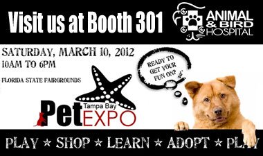Join Us At The Tampa Pet Expo March 10th